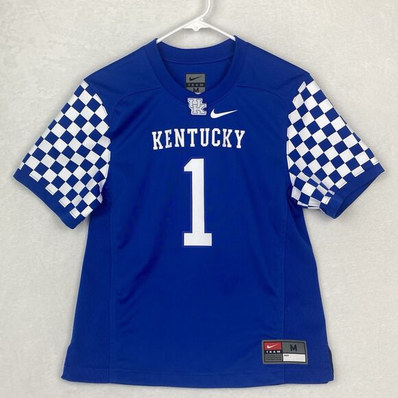 Nike Kids Blue and White Kentucky Jersey - Picture 1 of 8